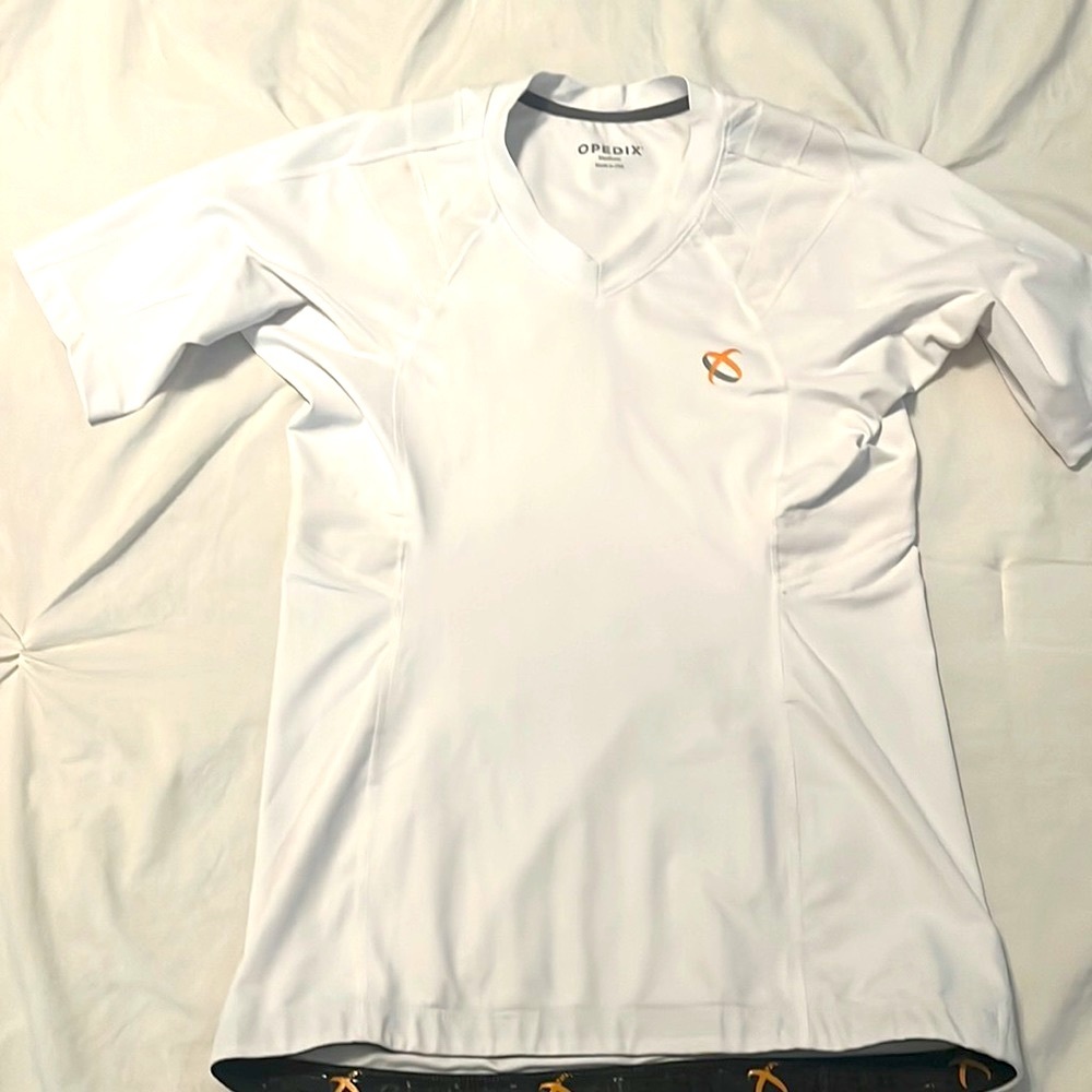Opedix women’s compression shirt medium white - new
